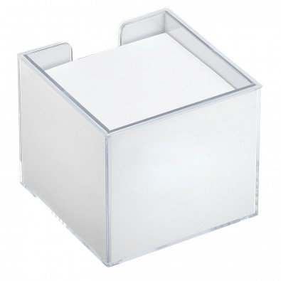 Zettelbox mit Rundumdruck, quadratisch Zettelbox mit Rundumdruck, quadratisch