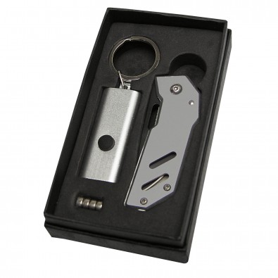 Lampen-Messer-Set Rex Silber