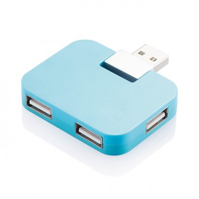 Reise-USB Hub Blau