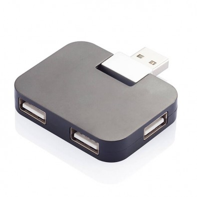 Reise-USB Hub Schwarz