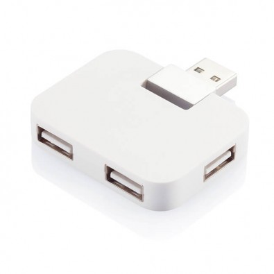 Reise-USB Hub Weiß