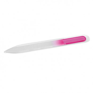 Glas Nagelfeile Rosa