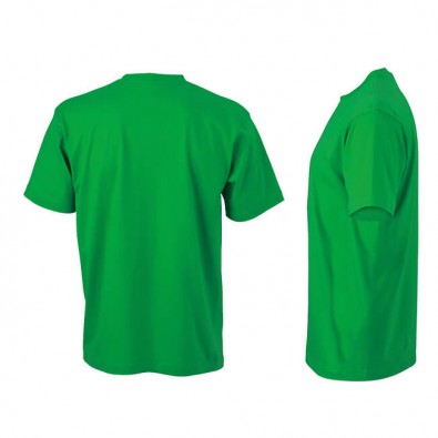Original James & Nicholson Rundhals T-Shirt für Herren Grün | M