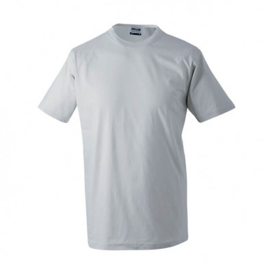 Original James & Nicholson Rundhals T-Shirt für Herren Grau | M