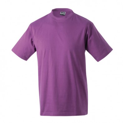 Original James Nicholson Rundhals T-Shirt für Herren, Lila, M Original James Nicholson Rundhals T-Shirt für Herren, Lila, M