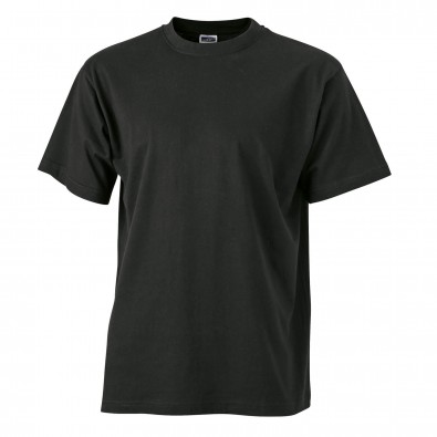 Original James & Nicolson Basic T-Shirt Schwarz | M