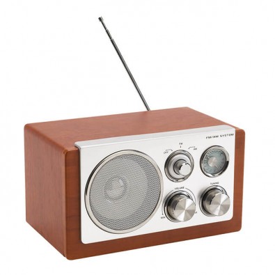 Retro-Radio, Silber Retro-Radio, Silber
