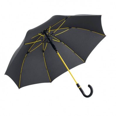 Fare® Automatik-Stockschirm Windproof Anthrazit-Gelb