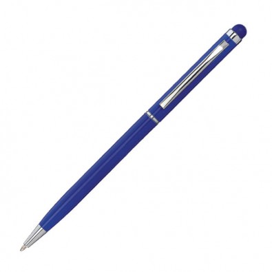 Touch-Metall-Kugelschreiber, Blau Touch-Metall-Kugelschreiber, Blau