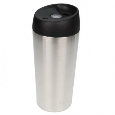 Edelstahl-Isolierbecher Style, Silber Edelstahl-Isolierbecher Style, Silber