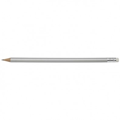 Bleistift Colore mit Radiergummi Silber-Matt Bleistift Colore mit Radiergummi Silber-Matt