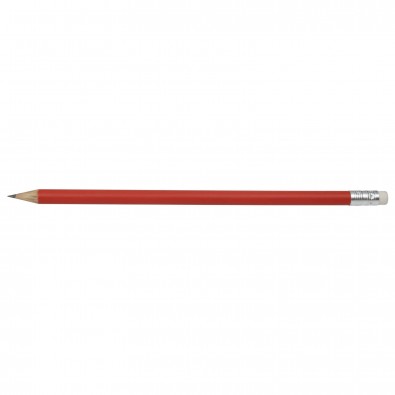 Bleistift Colore mit Radiergummi Rot-Matt