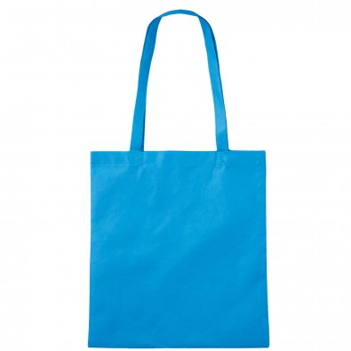Vliestasche Textile mit langen Henkeln, Hellblau Vliestasche Textile mit langen Henkeln, Hellblau