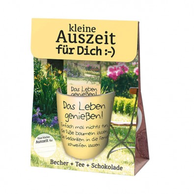 Geschenkset Kleine Auszeit für dich: Das Leben genießen
