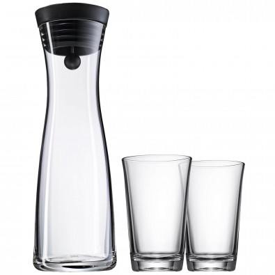 WMF Wasserkaraffe Basic mit 2 Gläser, 3-tlg. WMF Wasserkaraffe Basic mit 2 Gläser, 3-tlg.