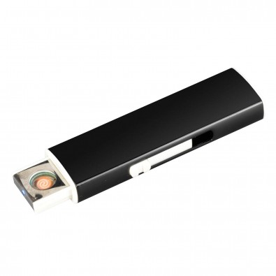 Metall-Zigarettenanzünder mit USB-Ladefunktion, Schwarz Metall-Zigarettenanzünder mit USB-Ladefunktion, Schwarz