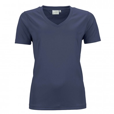 Original James Nicholson Damen Funktions T-Shirt Active, Navy, XS Original James Nicholson Damen Funktions T-Shirt Active, Navy, XS