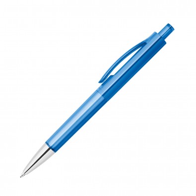Kugelschreiber Jamaika, Blau-Transparent Kugelschreiber Jamaika, Blau-Transparent