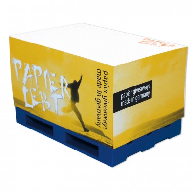 Paletten-Notizquader, Blau Paletten-Notizquader, Blau