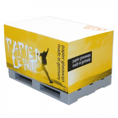 Paletten-Notizquader Grau Paletten-Notizquader Grau