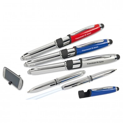 Metall-Touch-Kugelschreiber 4 in 1, Silber Metall-Touch-Kugelschreiber 4 in 1, Silber