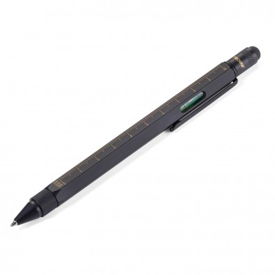 Troika® Construction-Pen, Mattschwarz-Gold Troika® Construction-Pen, Mattschwarz-Gold