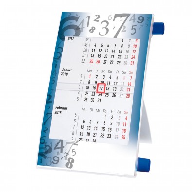 Tisch-Drehkalender Blau