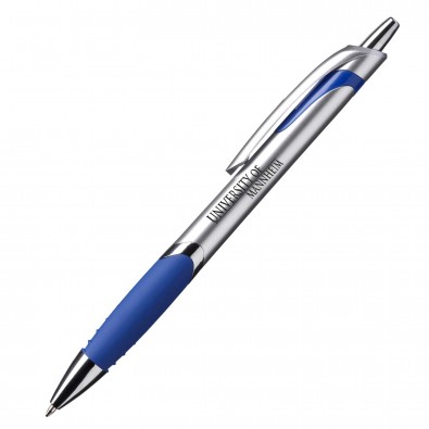 Kugelschreiber Jakarta, Mittelblau/Silber Kugelschreiber Jakarta, Mittelblau/Silber