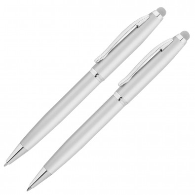 Touch-Schreibset Duo, Silber Touch-Schreibset Duo, Silber