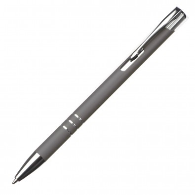 Metall-Kugelschreiber New Jersey, Grau Metall-Kugelschreiber New Jersey, Grau