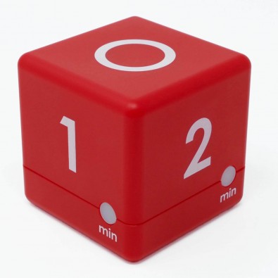 Cube Timer, Rot Cube Timer, Rot