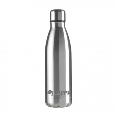 Edelstahl Trinkflasche Design 500ml, Silber Edelstahl Trinkflasche Design 500ml, Silber