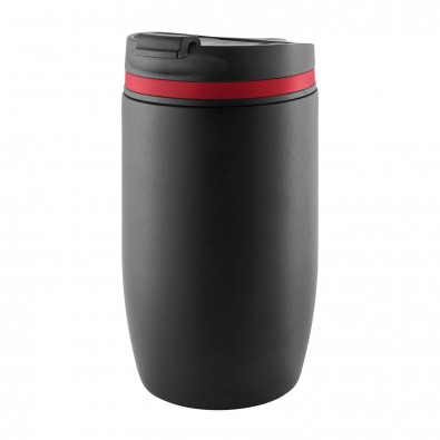 Thermobecher Cup to go Schwarz/Rot