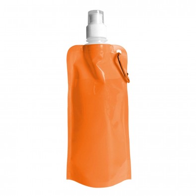 Wasserflasche faltbar, Orange Wasserflasche faltbar, Orange