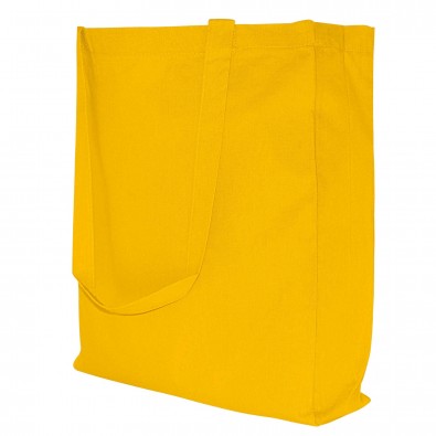Baumwoll-Shopper in 10 Farben, Gelb Baumwoll-Shopper in 10 Farben, Gelb