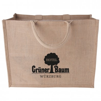 Jute-Shopper in drei Größen, 34x43x20 cm Jute-Shopper in drei Größen, 34x43x20 cm