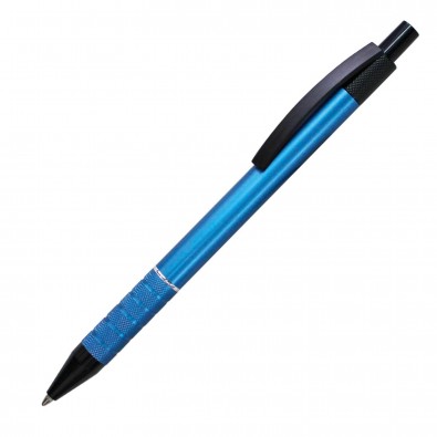 Metall-Kugelschreiber, Blau-Metallic Metall-Kugelschreiber, Blau-Metallic