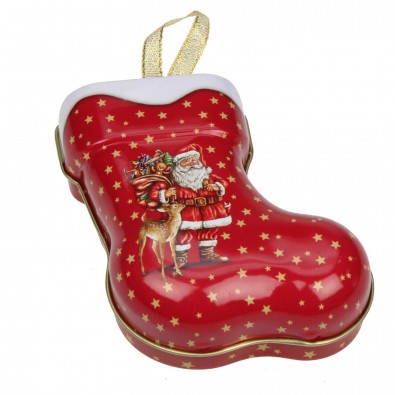 Metalldose, Stiefel Metalldose, Stiefel