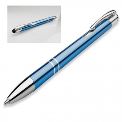 Metall-Touch-Kugelschreiber Albi, Hellblau Metall-Touch-Kugelschreiber Albi, Hellblau