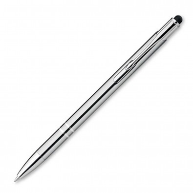 Metall-Touch-Kugelschreiber Albi, Chrom Metall-Touch-Kugelschreiber Albi, Chrom
