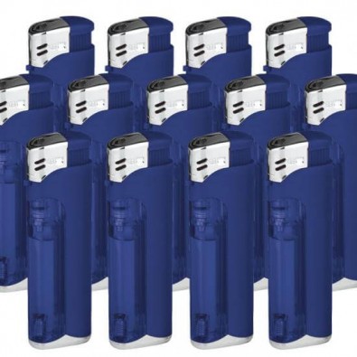 Werbe-Set: 250 LED-Feuerzeuge, Blau/Matt Werbe-Set: 250 LED-Feuerzeuge, Blau/Matt