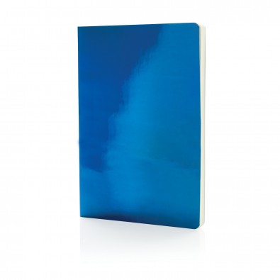 DIN A5 Deluxe Metallic Notizbuch, blau DIN A5 Deluxe Metallic Notizbuch, blau