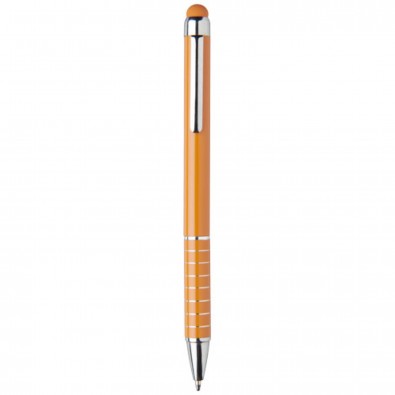 Aluminium glasierter Kugelschreiber, orange Aluminium glasierter Kugelschreiber, orange
