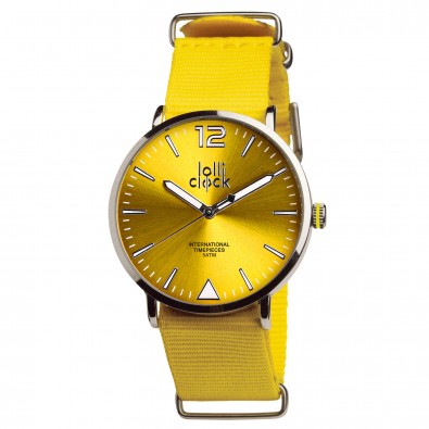 Armbanduhr LOLLICLOCK-FASHION, gelb Armbanduhr LOLLICLOCK-FASHION, gelb
