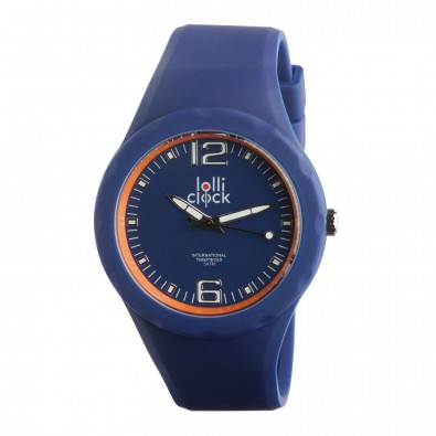 Armbanduhr LOLLICLOCK-FRESH, blau/orange Armbanduhr LOLLICLOCK-FRESH, blau/orange