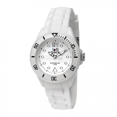 Armbanduhr LOLLICLOCK-SMALL, weiß Armbanduhr LOLLICLOCK-SMALL, weiß