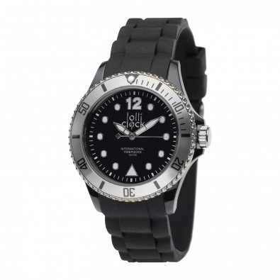 Armbanduhr LOLLICLOCK XVII, schwarz/silber Armbanduhr LOLLICLOCK XVII, schwarz/silber