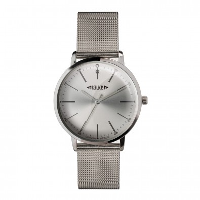 Armbanduhr REFLECTS-CLASSIC, silbernes Ziffernblatt Armbanduhr REFLECTS-CLASSIC, silbernes Ziffernblatt