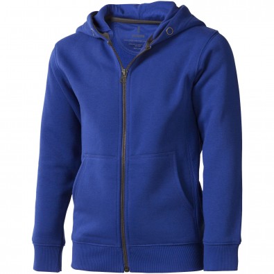 Arora Kinder-Kapuzenpullover mit durchgehendem Reißverschluss, blau, 104 Arora Kinder-Kapuzenpullover mit durchgehendem Reißverschluss, blau, 104