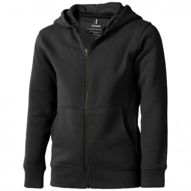 Arora Kinder-Kapuzenpullover mit durchgehendem Reißverschluss, anthrazit, 104 Arora Kinder-Kapuzenpullover mit durchgehendem Reißverschluss, anthrazit, 104